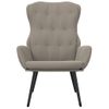 Sillón De Relax | Silla De Relax | Silla De Relajación De Terciopelo Gris Claro Cfw790166