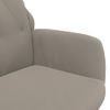 Sillón De Relax | Silla De Relax | Silla De Relajación De Terciopelo Gris Claro Cfw790166