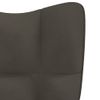 Sillón De Relax | Silla De Relax | Silla De Relajación De Terciopelo Gris Oscuro Cfw790171