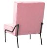 Sillón De Relax | Silla De Relax | Silla De Relajación De Terciopelo Rosa 65x79x87 Cm Cfw790179