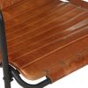 Silla De Relax | Silla De Relax | Silla De Relajación Reposabrazos Y Reposapiés Cuero Auténtico Marrón Cfw790194