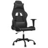 Silla Gaming | Silla De Oficina | Silla Gamer Ergonomica Con Masaje Cuero Sintético Negro Cfw790221