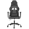 Silla Gaming | Silla De Oficina | Silla Gamer Ergonomica Con Masaje Cuero Sintético Negro Cfw790221