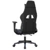 Silla Gaming | Silla De Oficina | Silla Gamer Ergonomica Con Reposapiés Cuero Sintético Negro Azul Cfw790243