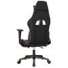 Silla Gaming | Silla De Oficina | Silla Gamer Ergonomica Con Reposapiés Cuero Sintético Negro Naranja Cfw790264