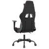 Silla Gaming | Silla De Oficina | Silla Gamer Ergonomica Con Reposapiés Cuero Sintético Negro Rojo Tinto Cfw790271