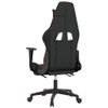 Silla Gaming | Silla De Oficina | Silla Gamer Ergonomica Con Reposapiés Cuero Sintético Negro Rojo Tinto Cfw790273