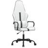 Silla Gaming | Silla De Oficina | Silla Gamer Ergonomica Cuero Sintético Blanco Y Negro Cfw790305