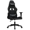 Silla Gaming | Silla De Oficina | Silla Gamer Ergonomica Cuero Sintético Negro Cfw790317