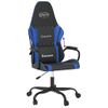 Silla Gaming | Silla De Oficina | Silla Gamer Ergonomica Cuero Sintético Negro Y Azul Cfw790319