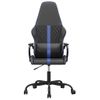 Silla Gaming | Silla De Oficina | Silla Gamer Ergonomica Cuero Sintético Negro Y Azul Cfw790321