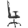 Silla Gaming | Silla De Oficina | Silla Gamer Ergonomica Cuero Sintético Negro Y Blanco Cfw790323