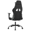 Silla Gaming | Silla De Oficina | Silla Gamer Ergonomica Cuero Sintético Negro Y Blanco Cfw790323