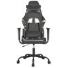 Silla Gaming | Silla De Oficina | Silla Gamer Ergonomica Cuero Sintético Negro Y Camuflaje Cfw790329