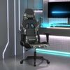 Silla Gaming | Silla De Oficina | Silla Gamer Ergonomica Cuero Sintético Negro Y Camuflaje Cfw790330