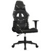 Silla Gaming | Silla De Oficina | Silla Gamer Ergonomica Cuero Sintético Negro Y Camuflaje Cfw790331