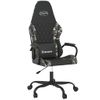 Silla Gaming | Silla De Oficina | Silla Gamer Ergonomica Cuero Sintético Negro Y Camuflaje Cfw790332