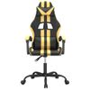 Silla Gaming | Silla De Oficina | Silla Gamer Ergonomica Cuero Sintético Negro Y Dorado Cfw790338