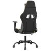 Silla Gaming | Silla De Oficina | Silla Gamer Ergonomica Cuero Sintético Negro Y Dorado Cfw790340