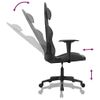 Silla Gaming | Silla De Oficina | Silla Gamer Ergonomica Cuero Sintético Negro Y Gris Cfw790342