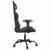 Silla Gaming | Silla De Oficina | Silla Gamer Ergonomica Cuero Sintético Negro Y Gris Cfw790343