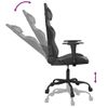 Silla Gaming | Silla De Oficina | Silla Gamer Ergonomica Cuero Sintético Negro Y Gris Cfw790343