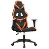 Silla Gaming | Silla De Oficina | Silla Gamer Ergonomica Cuero Sintético Negro Y Naranja Cfw790348