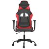 Silla Gaming | Silla De Oficina | Silla Gamer Ergonomica Cuero Sintético Negro Y Rojo Cfw790355