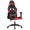 Silla Gaming | Silla De Oficina | Silla Gamer Ergonomica Cuero Sintético Negro Y Rojo Cfw790356