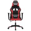 Silla Gaming | Silla De Oficina | Silla Gamer Ergonomica Cuero Sintético Negro Y Rojo Cfw790356