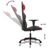 Silla Gaming | Silla De Oficina | Silla Gamer Ergonomica Cuero Sintético Negro Y Rojo Cfw790356