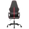 Silla Gaming | Silla De Oficina | Silla Gamer Ergonomica Cuero Sintético Negro Y Rojo Vino Tinto Cfw790358