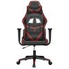 Silla Gaming | Silla De Oficina | Silla Gamer Ergonomica Cuero Sintético Negro Y Rojo Vino Tinto Cfw790360