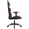 Silla Gaming | Silla De Oficina | Silla Gamer Ergonomica Cuero Sintético Negro Y Rojo Vino Tinto Cfw790360