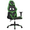 Silla Gaming | Silla De Oficina | Silla Gamer Ergonomica Cuero Sintético Negro Y Verde Cfw790366