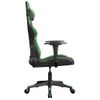 Silla Gaming | Silla De Oficina | Silla Gamer Ergonomica Cuero Sintético Negro Y Verde Cfw790366