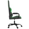 Silla Gaming | Silla De Oficina | Silla Gamer Ergonomica Cuero Sintético Negro Y Verde Cfw790367