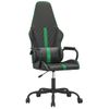 Silla Gaming | Silla De Oficina | Silla Gamer Ergonomica Cuero Sintético Negro Y Verde Cfw790368