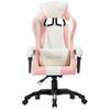 Silla Gaming | Silla De Oficina | Silla Gamer Ergonomica De Cuero Sintético Rosa Cfw790372