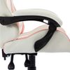 Silla Gaming | Silla De Oficina | Silla Gamer Ergonomica De Cuero Sintético Rosa Cfw790372