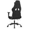 Silla Gaming | Silla De Oficina | Silla Gamer Ergonomica De Masaje Con Reposapiés Tela Negro Y Amarillo Cfw790374