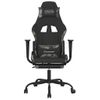 Silla Gaming | Silla De Oficina | Silla Gamer Ergonomica De Masaje Con Reposapiés Tela Negro Y Camuflaje Cfw790379