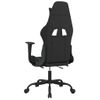 Silla Gaming | Silla De Oficina | Silla Gamer Ergonomica De Masaje Con Reposapiés Tela Negro Y Verde Claro Cfw790390