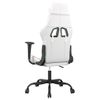 Silla Gaming | Silla De Oficina | Silla Gamer Ergonomica De Masaje Cuero Sintético Blanco Y Rosa Cfw790396