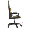 Silla Gaming | Silla De Oficina | Silla Gamer Ergonomica De Masaje Cuero Sintético Negro Y Dorado Cfw790414