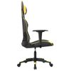 Silla Gaming | Silla De Oficina | Silla Gamer Ergonomica De Masaje Cuero Sintético Negro Y Dorado Cfw790415