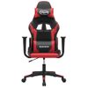 Silla Gaming | Silla De Oficina | Silla Gamer Ergonomica De Masaje Cuero Sintético Negro Y Rojo Cfw790428