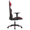 Silla Gaming | Silla De Oficina | Silla Gamer Ergonomica De Masaje Cuero Sintético Negro Y Rojo Cfw790428