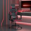 Silla Gaming | Silla De Oficina | Silla Gamer Ergonomica De Masaje Cuero Sintético Negro Y Rojo Vino Tinto Cfw790431