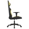 Silla Gaming | Silla De Oficina | Silla Gamer Ergonomica De Masaje Tela Negro Y Verde Claro Cfw790439